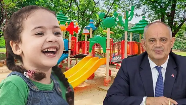 Çocuk parkında başkan sürprizi! Öztürk'ün pozu gülümsetti