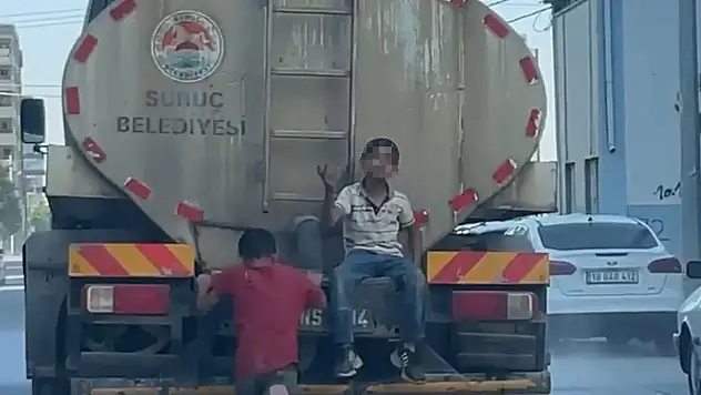 Çocukların tehlikeli oyunu korkuttu!