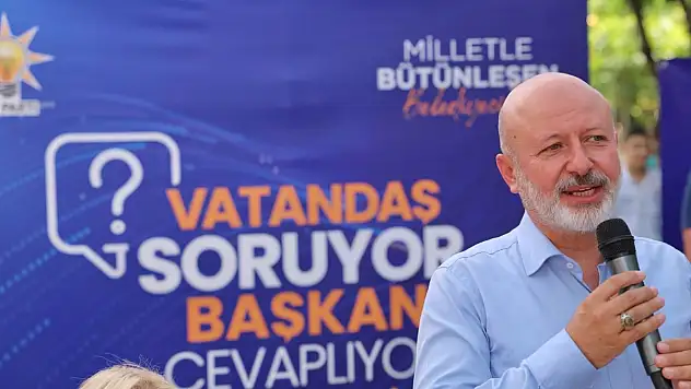 Çolakbayrakdar Turgutreis Mahallesi'nde vatandaşların taleplerini dinledi