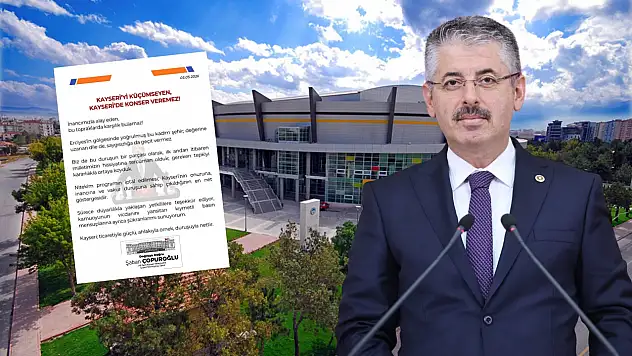 Çopuroğlu iptal edilen konserle ilgili konuştu: ''Gereken tepkiyi kararlılıkla ortaya koyduk''