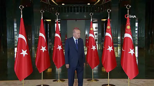 Cumhurbaşkanı Erdoğan, 30 Ağustos Zafer Bayramı tebriklerini kabul etti