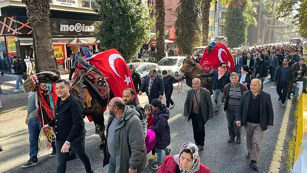 Cumhurbaşkanı Erdoğan'a Aydın'da özel karşılama