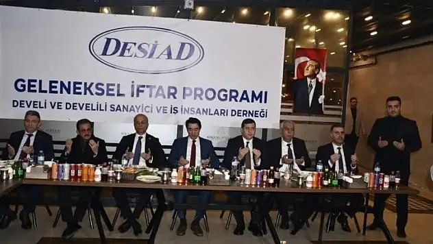 Develi'de dikkat çeken buluşma! Aynı sofrada kimler vardı?