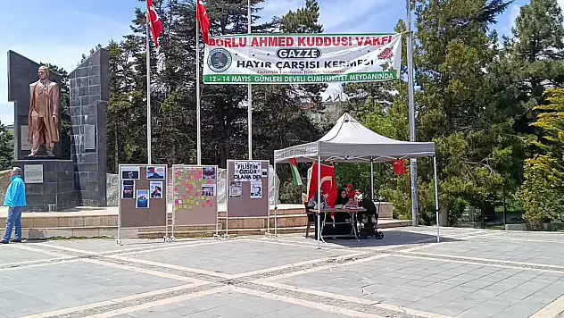 Develi'den Gazze'ye gönül köprüsü: Hayır panayırı düzenlendi