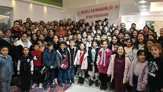 Develi'de o iftar çok konuşulacak! 200 genç sporcu aynı masada…