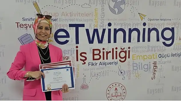 Develi'de öğretmenden öğrencilerine uluslararası başarı