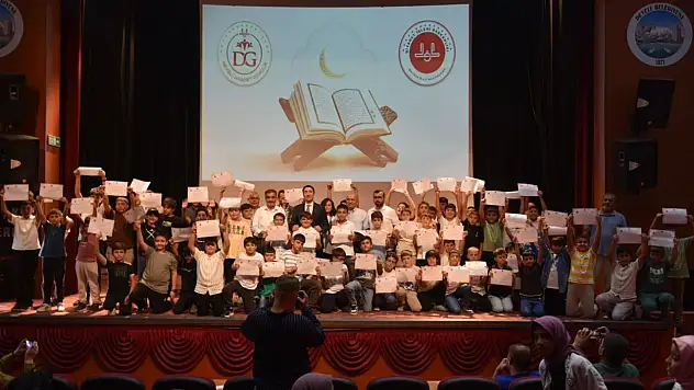 Develi'de Yaz Kur'an Kursu kapanış programı düzenlendi