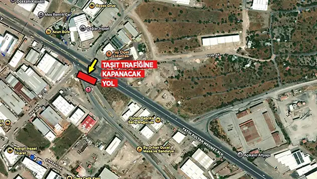 Dikkat: Kayseri'de iki cadde arası trafiğe kapatılıyor!