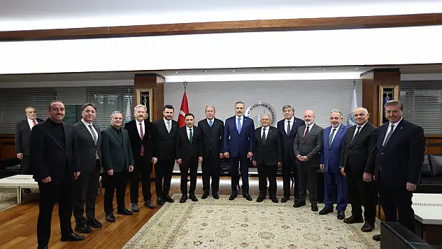Dışişleri Bakanı Hakan Fidan'dan Başkan Büyükkılıç'a ziyaret