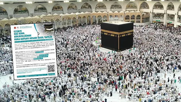 Diyanet'ten hac kurasında birlikte başvuru yapacak adaylara katsayı uyarısı!
