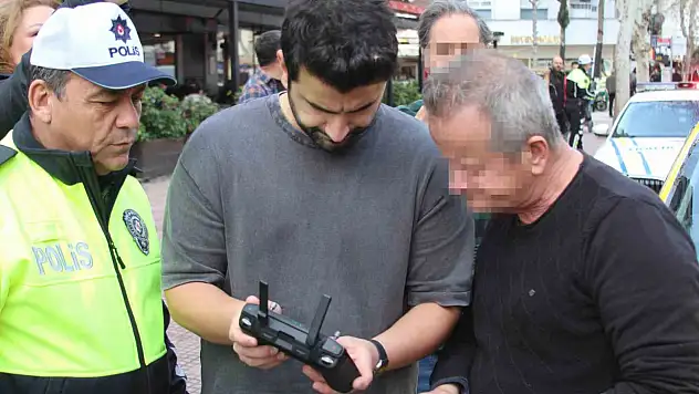 Dronla takip edilen sürücülere ceza uygulandı