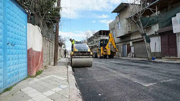 Kahramanmaraş'ta altyapı sonrası asfalt çalışması hız kazandı