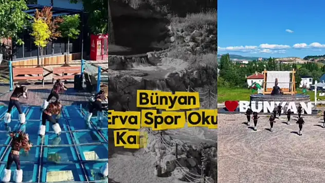 Dünyada viral olan akıma Bünyan'lı öğrenciler de katıldı
