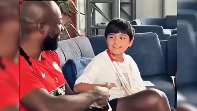 Duygu patlaması yaşandı! Kayserisporlu minik Alparslan hayaline kavuştu...