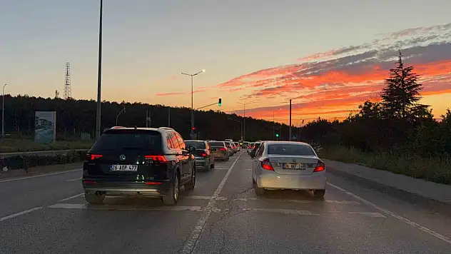 Gün batımı görsel şölen sundu