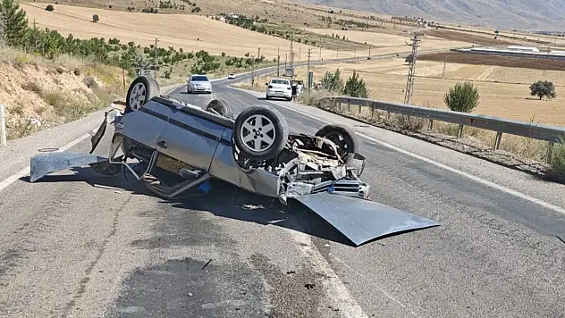 Elbistan'da trafik kazasında 1 kişi yaralandı