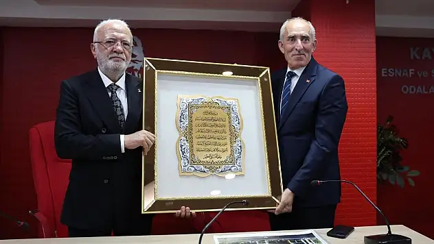 Elitaş: 'Kayseri esnafı ahlak ve güveni yaşatıyor'