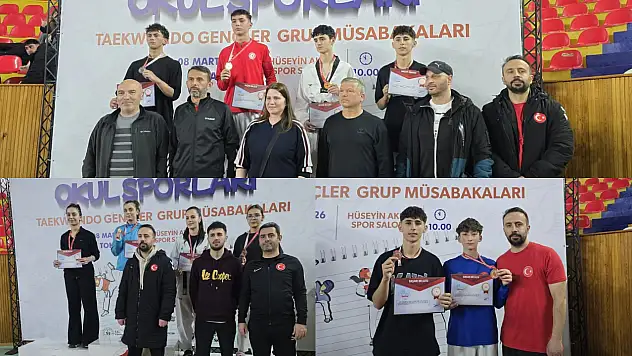 Emniyet ERVA, Tokat'ta gururlandırdı: 3 madalya ile döndüler!