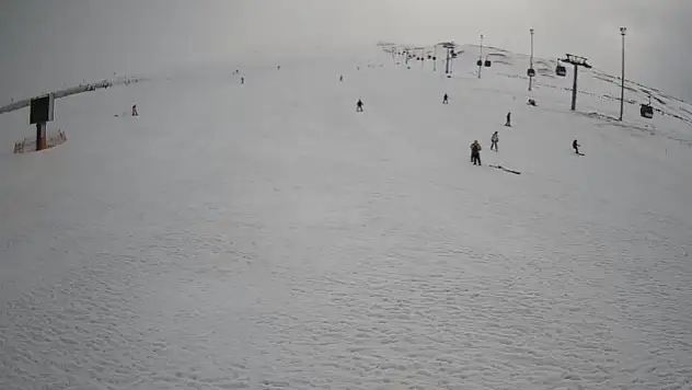 Erciyes'e giden gözlerine inanamadı! Eski halinden eser kalmadı
