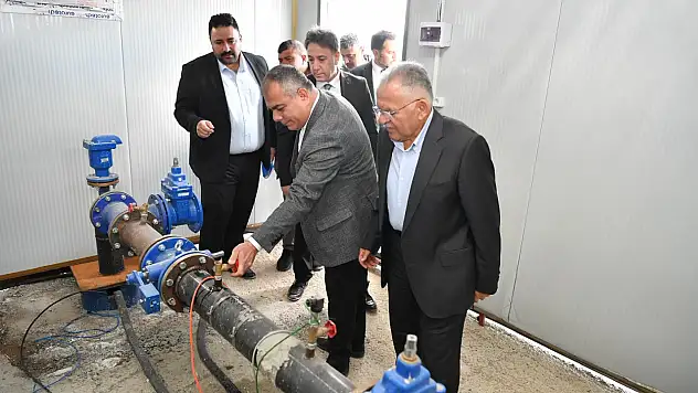 Erciyes'te 200 metre derinlikten su çıkarıldı: Hangi ilçenin ihtiyacını karşılayacak?