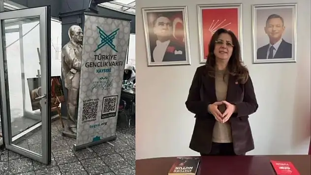 Erciyes'te Atatürk krizi! CHP'den sert sözler: ''Bu ayıbı Kayseri unutmaz''