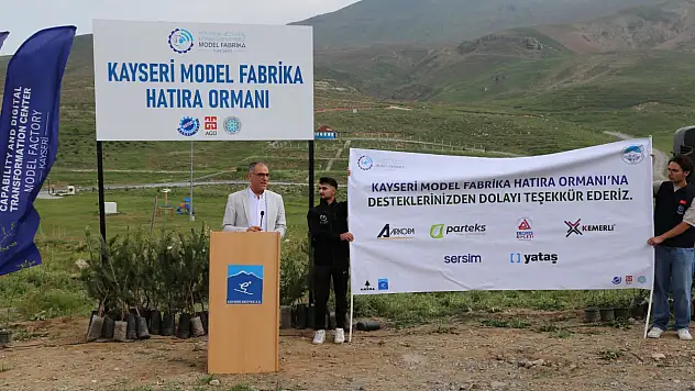 Erciyes'te 1500 fidan toprakla buluştu: Hatıra ormanı kuruldu