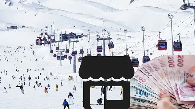 Erciyes'te iş kurmak isteyenler dikkat: Gözde noktasında kiraya verilecek!