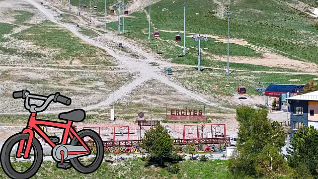 Erciyes'te kayak sezonu bitti: Bisiklet sezonu başladı!