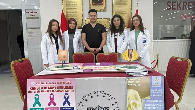 Erciyes'te meme kanserine farkındalık etkinliği