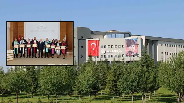 Erciyes Üniversitesi'nde 8 akademisyen Profesör unvanı aldı!