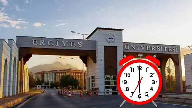 Erciyes Üniversitesi'nde büyük gün için geri sayım başladı