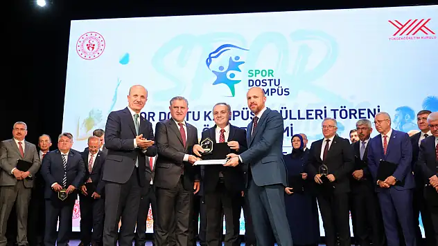Erciyes Üniversitesi'ne YÖK'ten birincilik ödülü