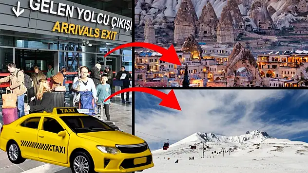 Erciyes, Ürgüp, Şehir Merkezi… Kayseri Havalimanı taksi ücreti ne kadar?