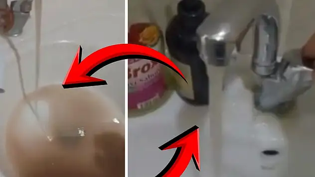 Erkilet'te sular çamur gibi akıyor: Beyaz eşyalar bozuldu!