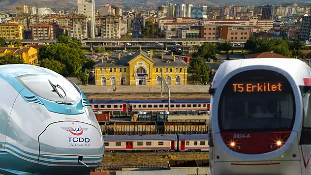 Erkilet Tramvay Hattı Kayseri'nin ulaşımına yön verecek: Yüksek Hızlı Tren projesinde son durum!