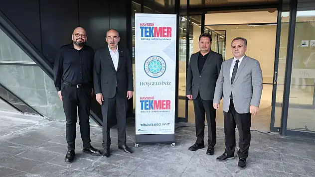 ERÜ ve AGÜ Rektörleri KTO Kayseri TEKMER'i inceledi!