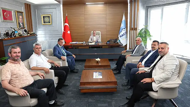 Esnaf odaları başkanlarından Özdoğan'a ziyaret!