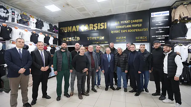 Esnaflardan Başkan Büyükkılıç'a 'Bizi unutmayan tek başkan'  vurgusu!