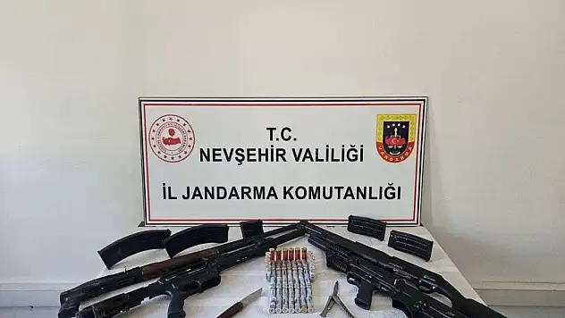 Nevşehir'de ruhsatsız silah operasyonu: 2 kişi gözaltında