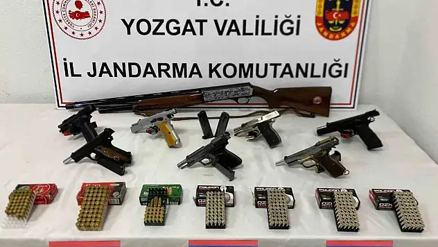 Yozgat'ta bir evin bahçesinden cephane çıktı!