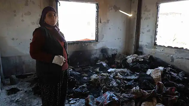 Adana'da evinde çıkan yangını söndürmek isteyen yaşlı kadın kolunu kırdı!