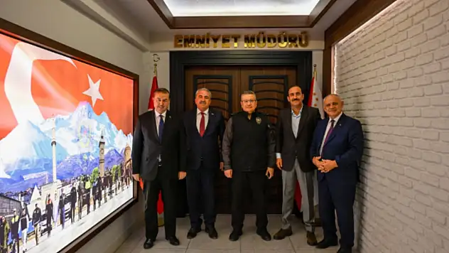 Felahiye Belediye Başkanı Güleser'den Emniyet Müdürü Ergen'e ziyaret!