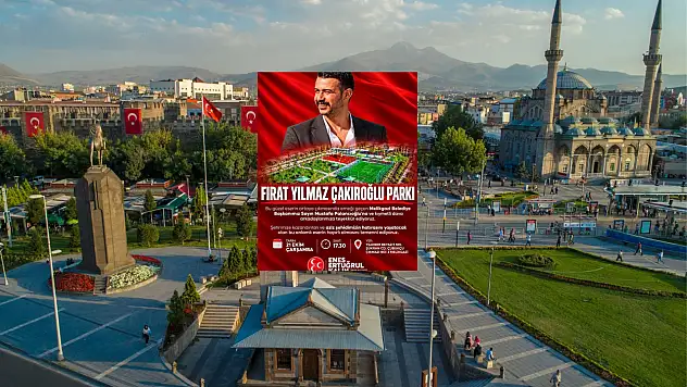 Fırat Yılmaz Çakıroğlu'nun adı parkta yaşatılacak