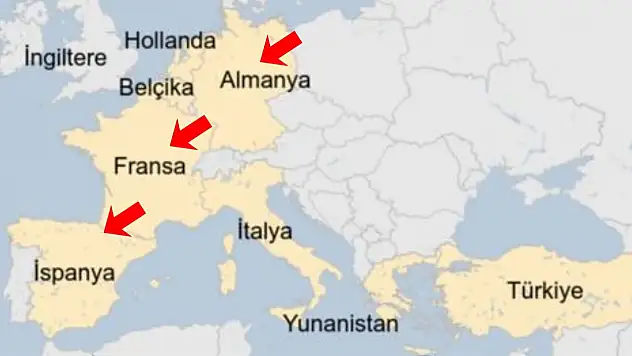 Fransa, Almanya ve İspanya Türkiye'yi modelledi!