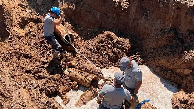 Gece boyunca süren su arızası  giderildi: Yeşilhisar rahat nefes aldı!