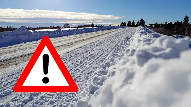 Gece saatlerinde ulaşım durdu: Kayseri'de iki yol trafiğe kapatıldı