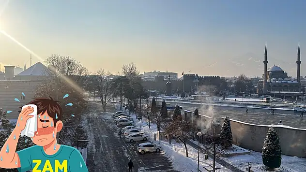 Gelen zamla Kayserili vatandaşlar hamama gitmeden terleyecek!