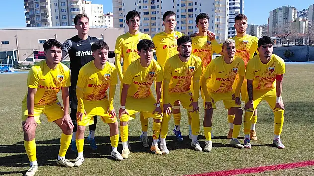 Kayserispor U19 ile Trabzonspor U19 berabere kaldı