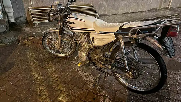 Gemerek'te çalıntı motosiklet operasyonu!