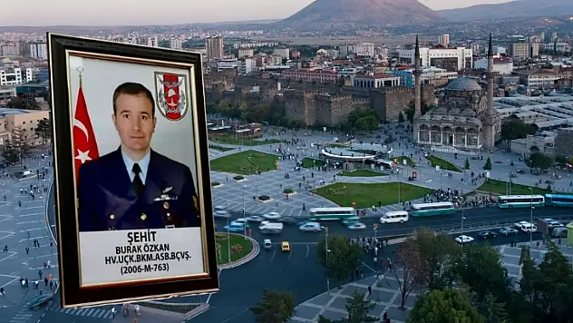 Şehit Burak Özkan'ın adı Kayseri'de yaşatılıyor! Gençlerden şehide büyük vefa!